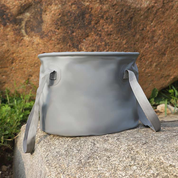 アウトドア 10L 2個セット 薪バッグ コンパクト キャンプバケツ 折りたたみバケツ ...