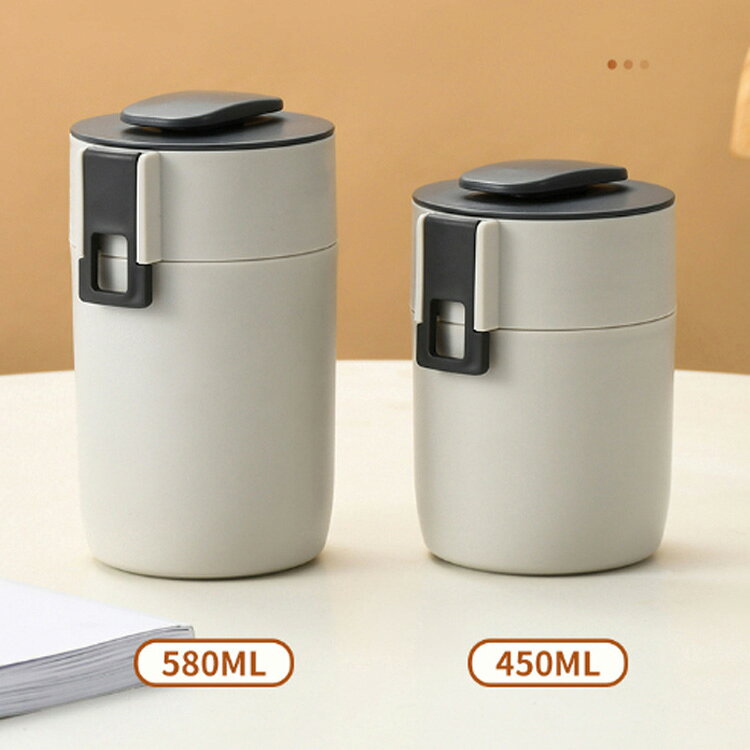 スープジャー スープボトル 保温ランチジャー 保温 保冷 450ml 580ml 弁当箱 フードジャー ステンレスボトル 水筒 ステンレス スープボトル スープ入れ 持ち運び スープ スープカップ 水筒 保温弁当箱 キャンプ アウトドア 通勤 通学 新生活 children-veteements-10001947 Children vetements サンプル画像3