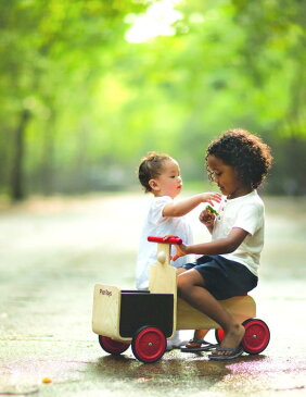 木のおもちゃ 知育玩具 1歳 2歳 3歳 4歳 5歳 デリバリーバイクプラントイ おもちゃ 車のおもちゃ 室内 乗り物 のりもの 木馬 赤ちゃん ベビー こども 子供 子ども オモチャ ベビートイ 誕生日 プレゼント 男の子 男 女の子 女 出産祝い 木製 木製玩具 玩具