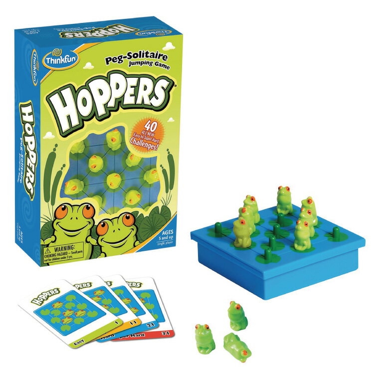 おもちゃ ボードゲーム ホッパーズ HOPPERS玩具 パズル ThinkFun シンクファン ジャンピングゲーム 5歳から オモチャ テーブルゲーム 誕生日プレゼント 誕生日 クリスマス 男の子 女の子 プレゼント ギフト 贈り物 子供 子ども こども キッズ