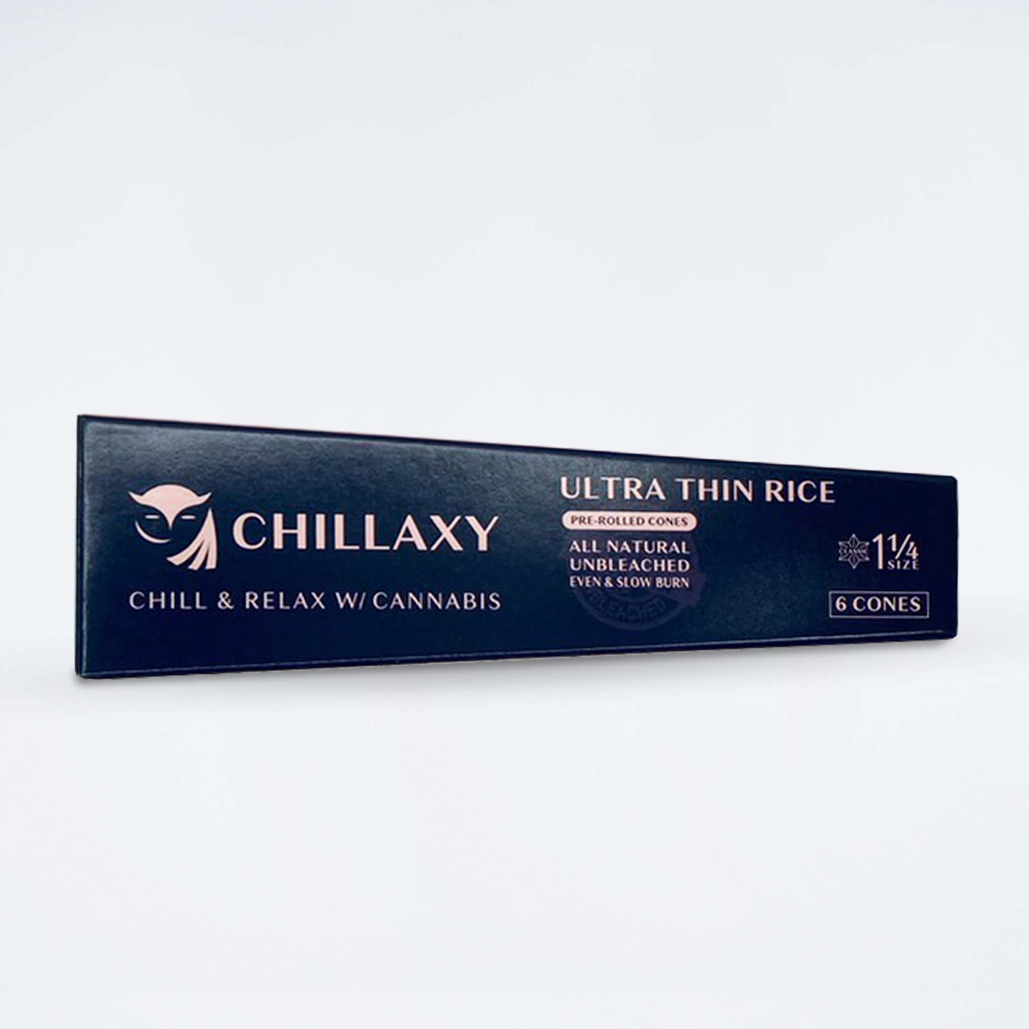 チラクシー ライスプリロールコーン 巻紙 1&1/4サイズ キングサイズ CHILLAXY