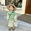 送料無料 ベビー服 子供服 女の子 ニットベスト ロングスカート 長袖 柔らかい かわいい 赤ちゃん 服 花柄 ブラウス レース 女児 洋服 肌着 春 夏 プレ...