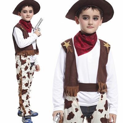 Rakuten - ＼＼送料無料／／ハロウィン 衣装 子供 West cowboy コスプレ 男の子 仮装 コスプレ 男の子 西部の騎士 仮装 コスチューム ハロウィンパーティー ハロウイン イベントアドベンチャーパイレーツ コスプレ ハロウィン衣装　子供　男の子衣装　ハロウィンコスチューム]