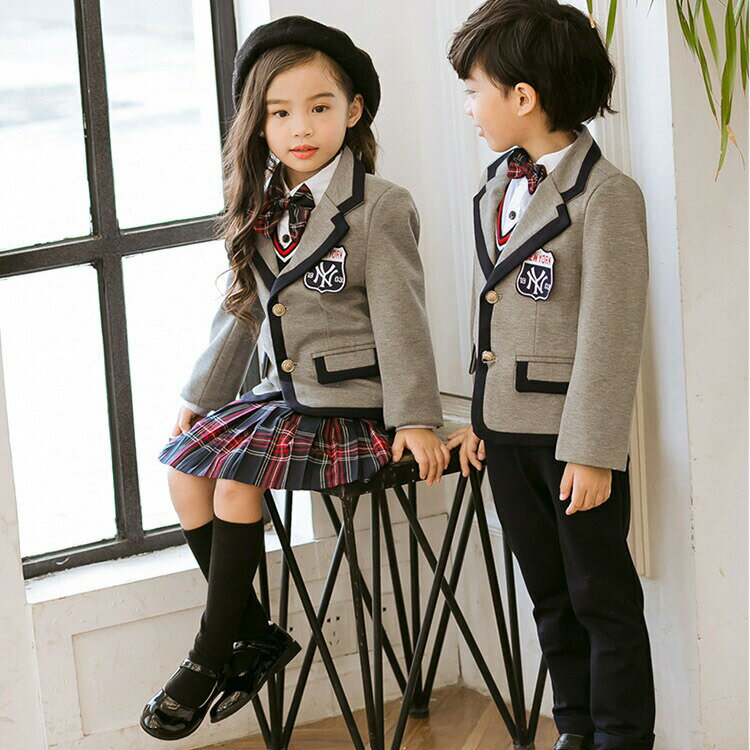 【ベスト無し】子供服 卒業式 フォーマル スーツ 男の子 女の子 スーツ 卒業式 入学式 小学生 スーツ ..