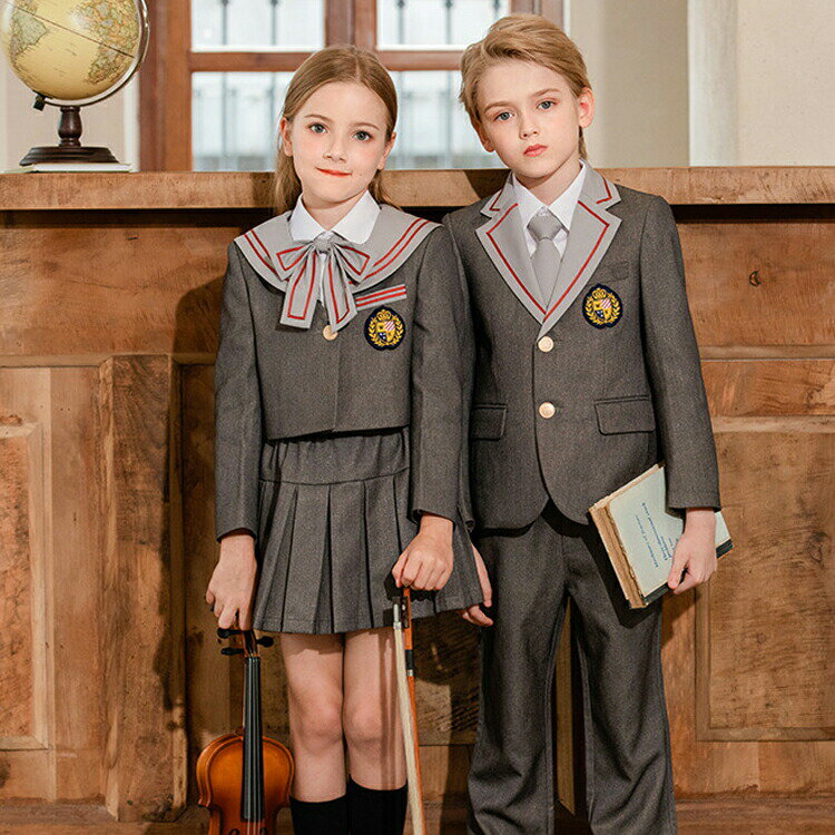 送料無料 \\送料無料//卒業式 スーツ 女の子 キッズ フォーマル 5点セット 卒業式 スーツ 制服 イギリス風 男の子 スーツ 卒業式 入学式 小学生 スー...