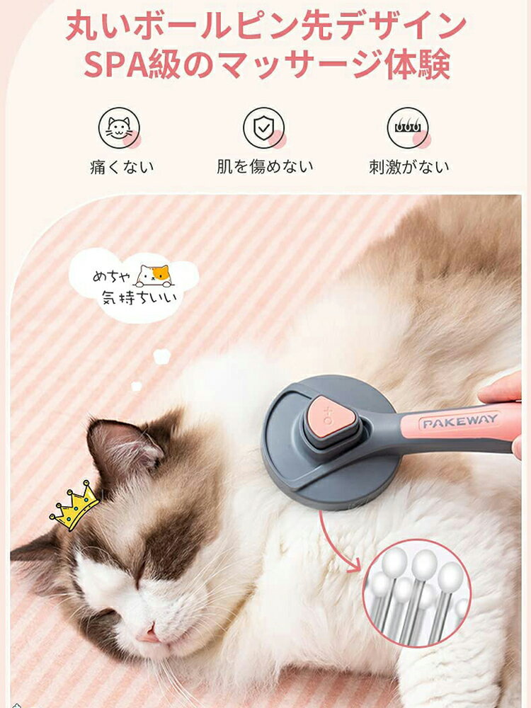 ブラシ 贈り物 対応 抜け毛取り マッサージブ...の紹介画像2