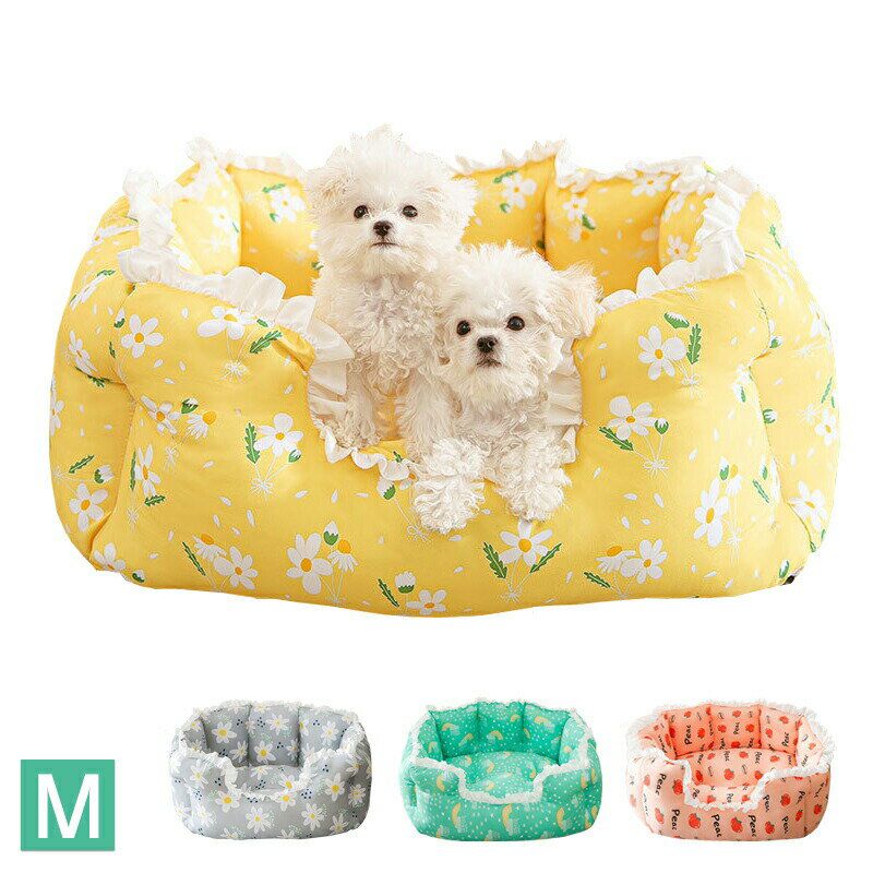 Rakuten - かわいい 犬マット 贈り物 四季適用 ベッド プレゼント ラウンド型 ペットベッド ペットクッション 通年 ＼＼送料無料／／ 通気性いい クッション 洗える ふわふわ