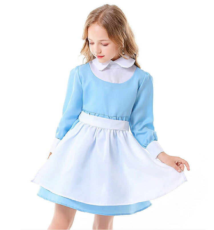 ハロウィン メイド コスプレ 子供 ナース コスチューム 悪魔 コスプレ ジュニア かわいい 可愛い コスチューム キッズ 女の子 魔女 ハロウィーン 仮装 コスプレ 衣装 コスチューム 子供用 メイド服 ゴスロリ ロリータ ワンピース メイド セット 子供 本格 ロリータ 子供用 chimoto-10000995 ChimotoShoukai サンプル画像3