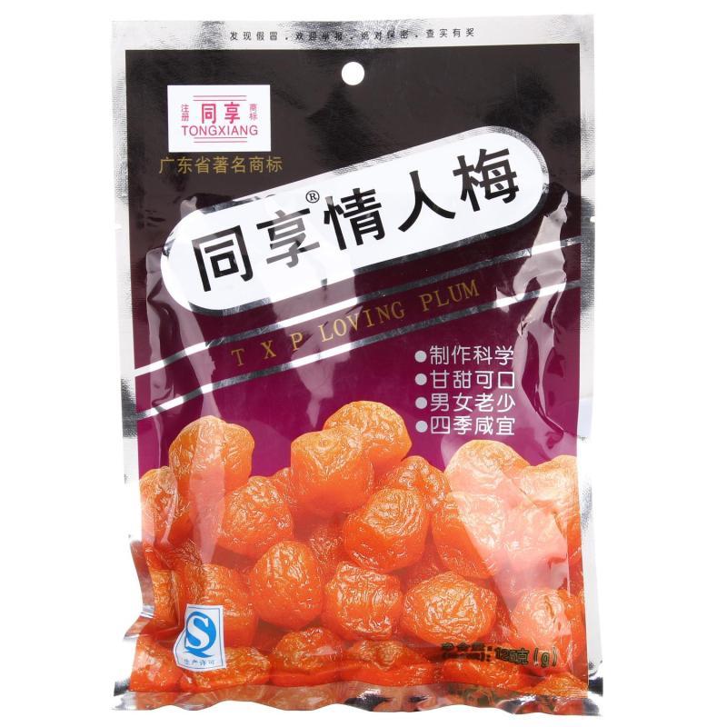 楽天パンダ中華物産【 同享 】 情人梅　85g 消化促進 健胃 茶菓子おつまみ　人気商品　おやつ 間食