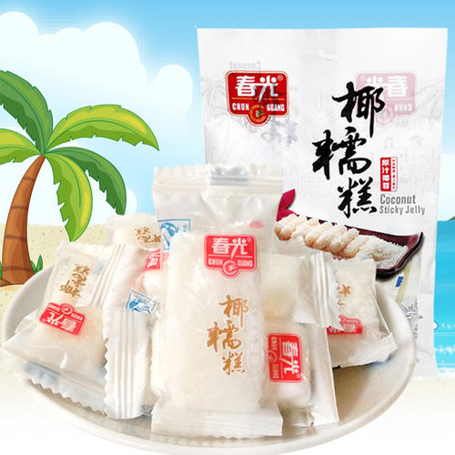 中華菓子 春光 椰糯羔　ココナッツケーキ　200g 軟糖 中華名物人気商品　中国海南特産 中華お菓子