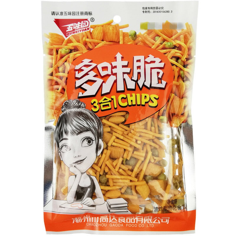 五味園多味脆 多味脆 80g 中国食品　　中華おつまみ おやつ零食　 お菓子