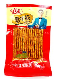 佳龍 素牛筋 面筋 面製品 辣条 中華物産 零食 加工品、 麻辣味 おつまみ 中国おやつ 間食 76g