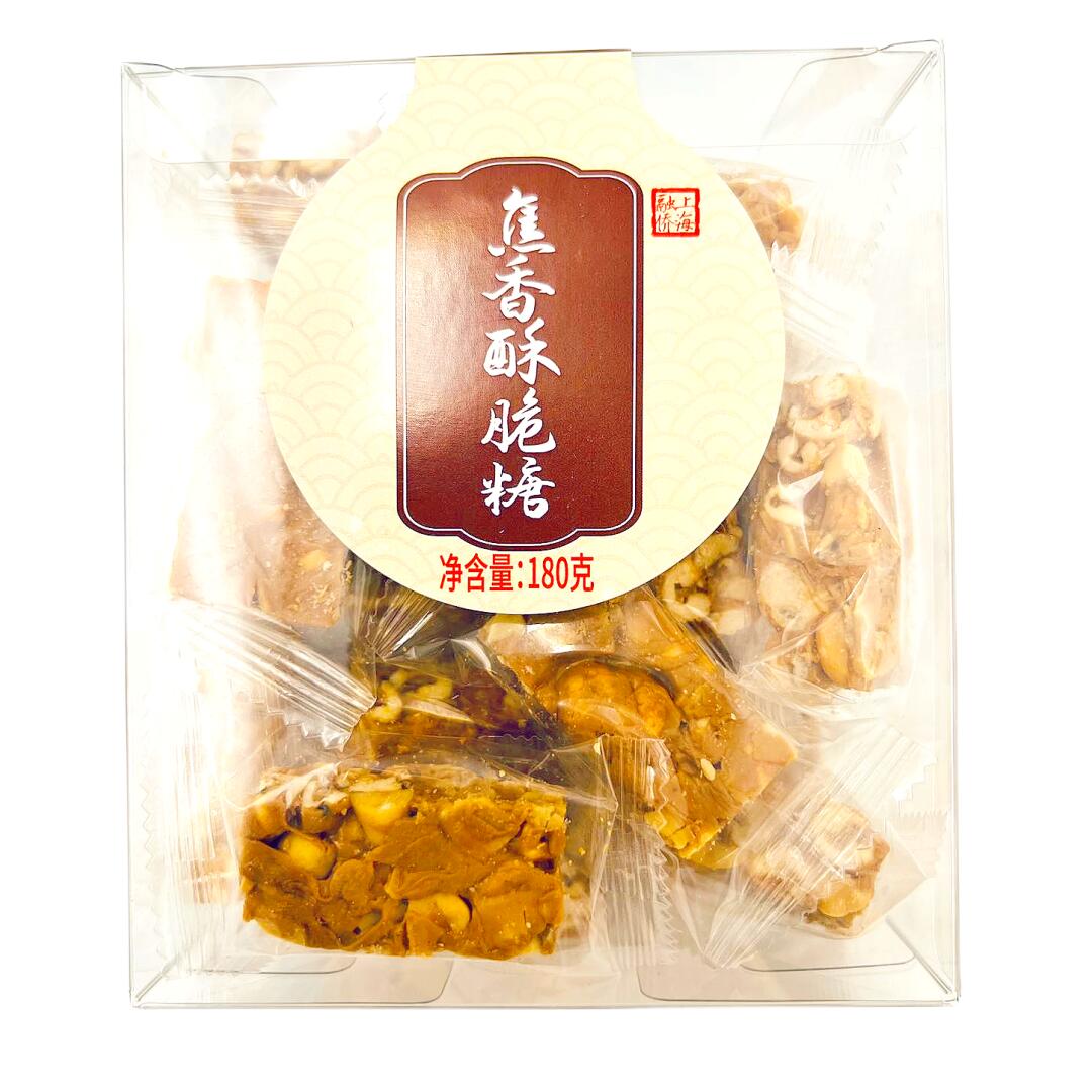 上海融僑 焦香酥脆糖 180g 中華菓子 