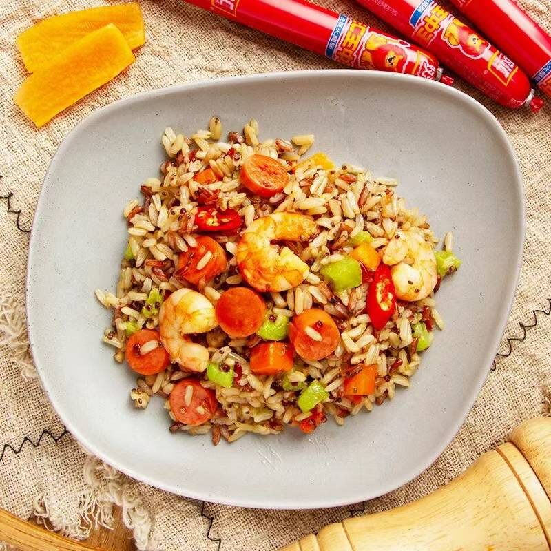 10点セット送料無料 双匯 王中王 火腿腸 80g×10点　 雙匯 ソーセージ 　王中王火腿腸 豚肉ソーセージ 中国おやつ 間食　常温便発送おすすめ 常温保存