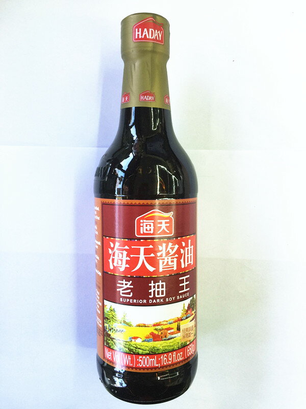 海天醤油 【 老抽王 】　500ML 醸造醤油 中華醤油 中華調味料 海天 醤油