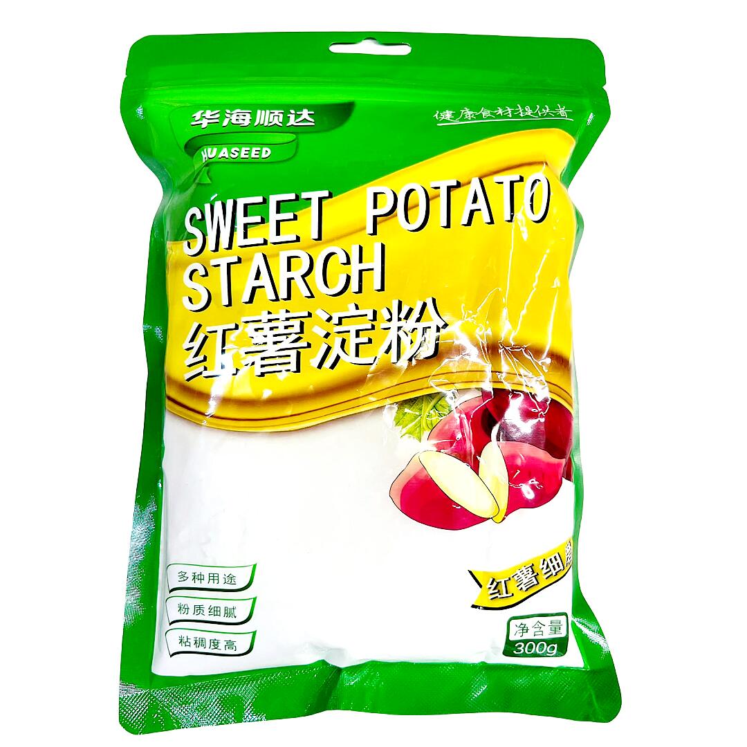 華海順達 紅薯淀粉 さつま芋澱粉 300g さつまいもでん粉 　地瓜粉 デンプン 澱粉 いも澱粉 揚げ物　地瓜淀粉 淀粉 紅薯澱粉 サツマイモ
