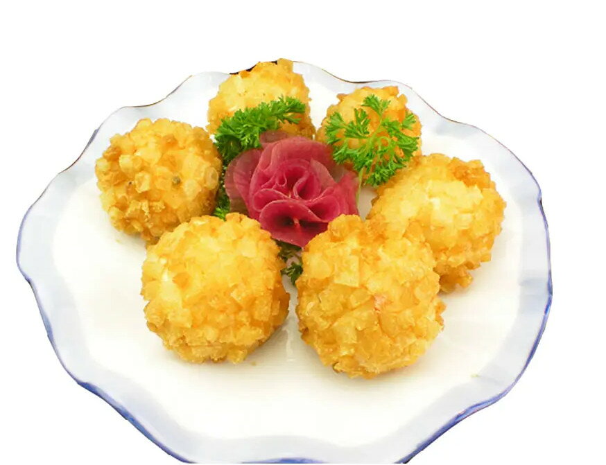 冷凍 皇家極品 【 蝦球 】 400g（ 20g×20個 ） エビ団子のクルトン揚げ 　エビ団子 えび　団子 中華料理 人気商品 定番お土産 加熱必要 中華物産 中華食材 中華点心　中華甜點 china-panda2018-10001823 パンダ中華物産 サンプル画像2