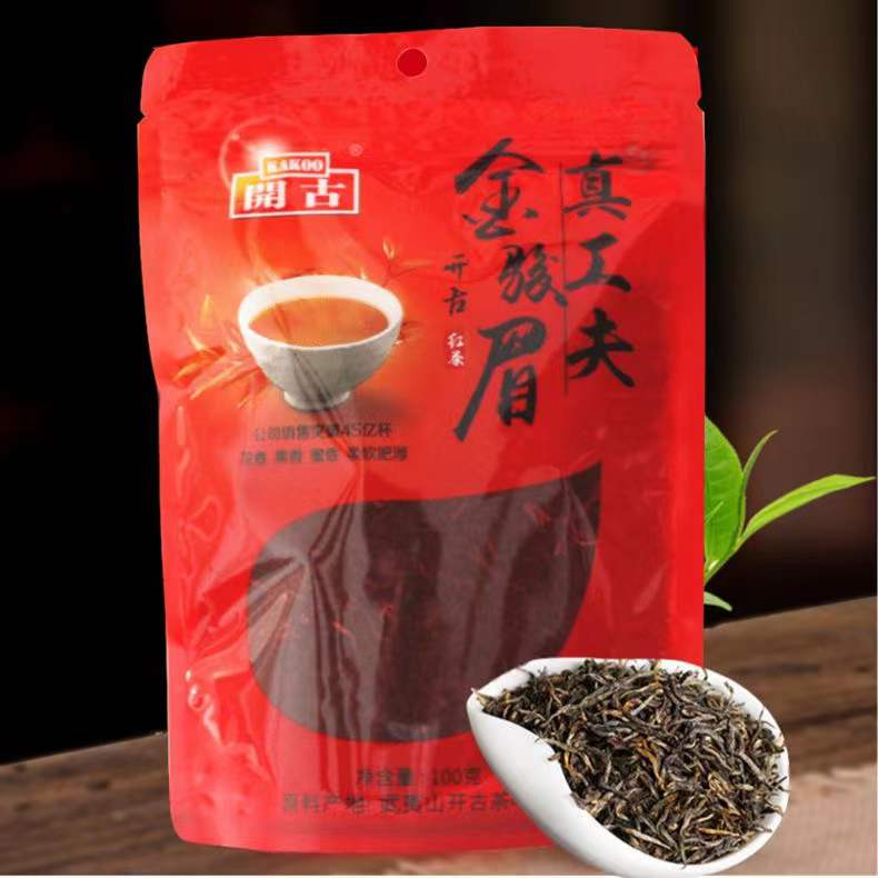 開古 金駿眉 お茶　紅茶 100g　乾燥　 　干し 中華物産 　チャック袋入り　 中華食材 お茶