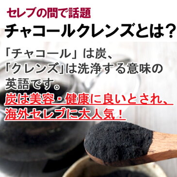 黒のすっきりティー100g 炭 炭パウダー チャコールクレンズ 体内クレンズ 難消化性デキストリン ルイボスティー クレンズティー 消臭 ヤシガラ炭