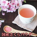 国産さくらパウダー40g 桜塩漬けペースト 粉末 ピンク色 