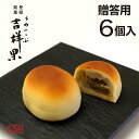 【贈答用】梅の実1つぶ入り 白餡で包んだ焼き菓子 吉祥果 6個入 手作り 桃山 【ギフト】手亡餡