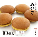 【おもたせ用小袋とシール5枚付属】餡たっぷり みかさ 10個入 手作りどら焼き ご注文後に餡をお包みしてお届けします。【プチギフト】部署移動・転勤・ちょっとした...