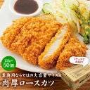 でかっ! 肉厚ロースカツ120g! 箱 50枚 冷凍食品 冷凍 