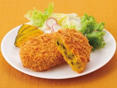 【業務用商品】 ちぬや特製★ さめてもおいしいコロッケ（かぼちゃ） 75g×60個 冷凍のサムネイル