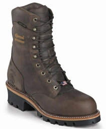 チペワ ブーツ（メンズ） A9S) 25405 チペワ CHIPPEWA　9"メンズ ウォータープルーフ スチールトゥ ロガーブーツ