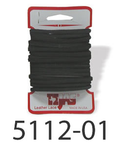 チペワの【USA直輸入】tandy LEATHER製 レザークラフト材料 革 道具 レザーレース 革紐 Utility Latigo Lace 5112- ブラック、ブラウン、タン (3mm×3.6m)【送料無料 通販】｜アングル2