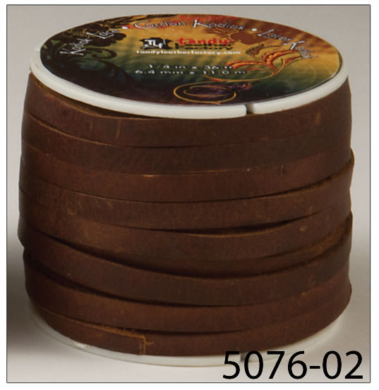 ��USAľ͢����tandy LEATHER�� �쥶������եȺ��� �� ƻ�� �쥶���졼�� ��ɳ Kodiak Lace 5076- �֥�å����֥饦�󡢥��� (6mm��10.9m)������̵�� ���Ρ�