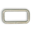 【USA直輸入】tandy LEATHER製 レザークラフト材料 革 道具 金具 角カン 10個入(19、25mm) Strap Keeper Formed Loops 1137- 【送料無料 通販】