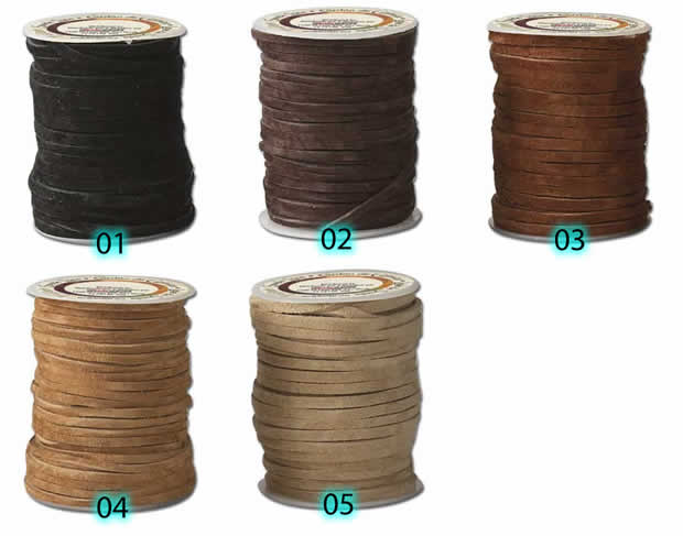 yUSAAztandy LEATHER U[Ntgޗ v  XG[hU[[X EcoSoft Suede Lace 50 ft. (2mm x 15.2m)5080-y ʔ́z