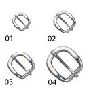 【USA直輸入】tandy LEATHER製 レザークラフト材料 革 道具 金具 ストラップバックル 1個入 Strap Buckle-Stainless Steell 1529- ストラップ巾4種類(13mm、14mm、18mm、25mm)【送料無料 通販】