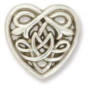 【USA直輸入】tandy LEATHER製 レザークラフト材料 革 道具 金具 ケルトハートコンチョ サイズ：32mm 1個入　Celtic Heart Concho 1-1/4