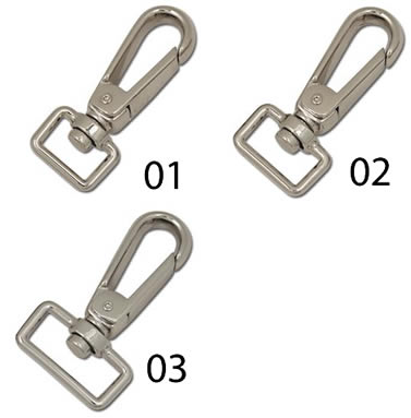 ナスカン ストラップ巾：3種類(14、18、25mm) 1個入 11408-　タンディ レザー　tandy LEATHER製【USA直輸入】