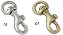 ナスカン ストラップ巾:10mm 1個入 1156- タンディ レザー tandy LEATHER製【USA直輸入】