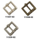 (#18)11557_11558_11559_02 ローラー ストラップ バックル ベルト巾:16mm カラー3種類(ニッケル、アンティーク真鍮、アンティークニッケル) 1個入 タンディ レザー tandy LEATHER製【USA直輸入】