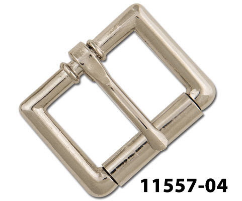 チペワの(#18)11557_11558_11559_04 ローラー ストラップ バックル ベルト巾:25mm　カラー3種類(ニッケル、アンティーク真鍮、アンティークニッケル)　1個入　タンディ レザー　tandy LEATHER製【USA直輸入】｜アングル2