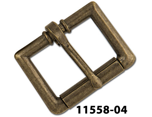 チペワの(#18)11557_11558_11559_04 ローラー ストラップ バックル ベルト巾:25mm　カラー3種類(ニッケル、アンティーク真鍮、アンティークニッケル)　1個入　タンディ レザー　tandy LEATHER製【USA直輸入】｜アングル3