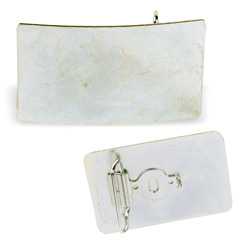 (#18)11687-00　長方形 バックル ブランク 【小】 ベルト巾：38〜44mm 1個入 タンディ レザー　tandy LEATHER製【USA直輸入】