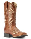 10040284) ARIAT アリアット ラウンド アップ インレイ スクエア トゥ ウエスタン ブーツ 6/JL