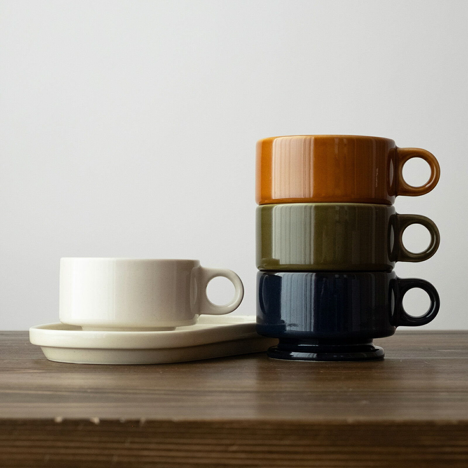  Smith Stacking Soup Mug（スミス脚付きスタッキングスープマグ） SM002 容量260ml 日本製 美濃焼 スープボウル レトロ