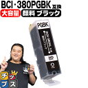 【純正標準サイズの約1.5倍】 キヤノン BCI-380XLPGBK 顔料 ブラック単品 セット内容：BCI-380XLPGBK 対応機種：PIXUS TS8430 TS8330 TS8230 TS8130 TS7430 TS7330 TS6330 TS6230 TS6130 TR9530 TR8630 TR8530 TR7530 TR703