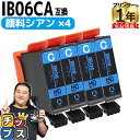【8/20限定★最大P22倍】 全色顔料 エプソン用 IB06A メガネ IB06CA 顔料 シアン 4セット 互換インクカートリッジ 機種: PX-S5010...