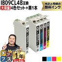 ★エントリーで最大P24倍 【大容量/全色顔料インク】 エプソン用 IB09B IB09CL4B 電卓 4色セット+ブラック1本 計5本 互換インクカートリッジ...