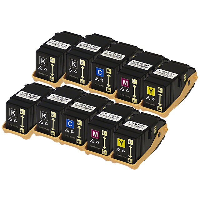 ★エントリーでP最大18倍 LPC3T33 【4色+黒1本×2セット】 エプソン 互換（ EPSON 互換） 互換トナーカートリッジ セット内容： LPC3T33K ブラック LPC3T33C シアン LPC3T33M マゼンタ LPC3T33Y イエロー 対応機種： LP-S7160 LP-S7160Z 【宅配便商品・あす楽】 2