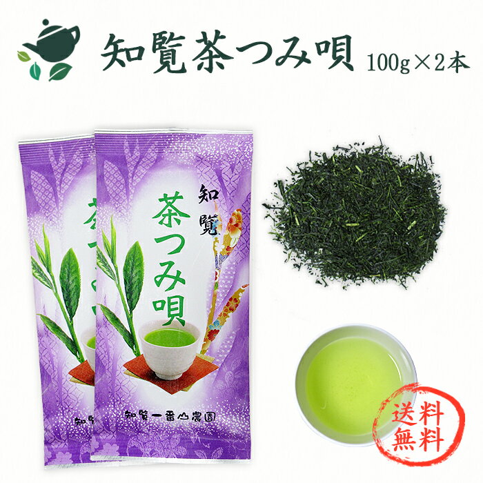 新茶 2024 知覧茶つみ唄【100g×2本】