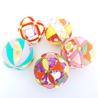 【手毬シリーズ】ちりめん手毬ver4