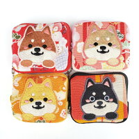 【愛犬シリーズ】柴犬のスクエアコインケース